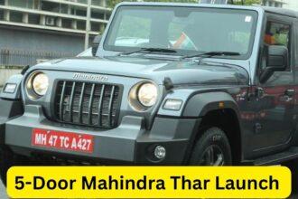 5-Door Mahindra Thar Launch 2024